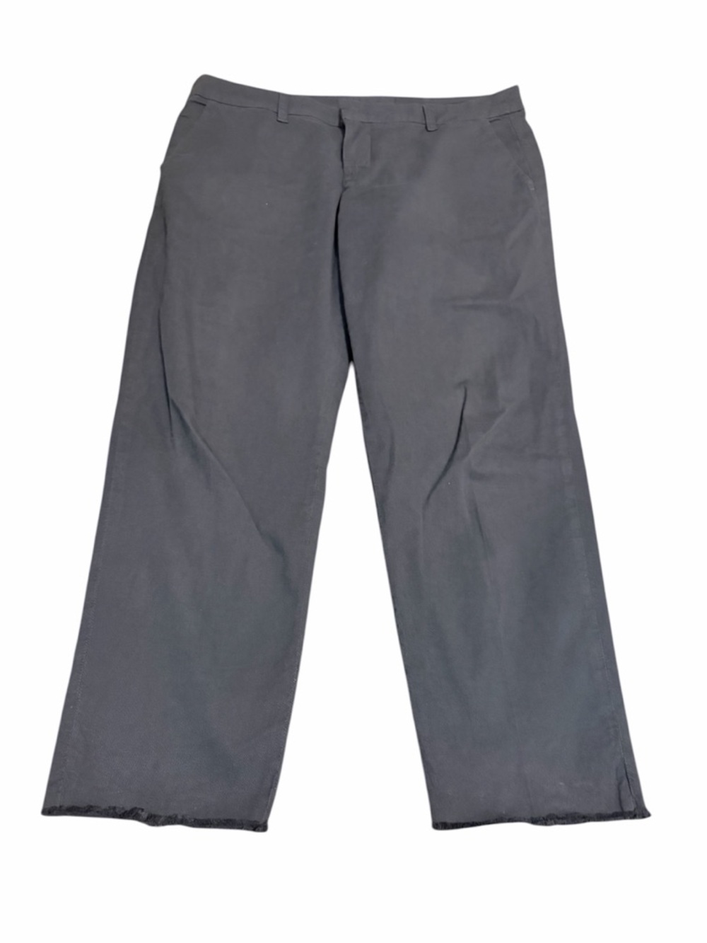 Frank & Eileen Wicklow Italian Chino Pants Washed Navy Size 12 - Picture 3 of 7